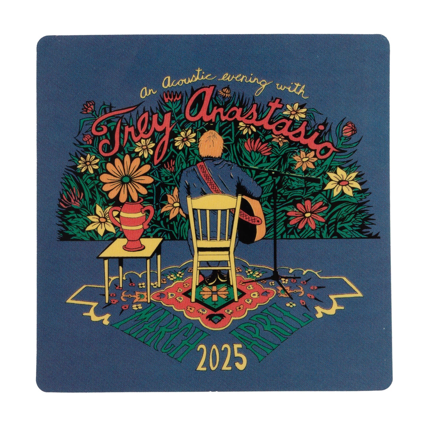 STICKER - MAR/APR 2025 TOUR - FLORAL CROWD