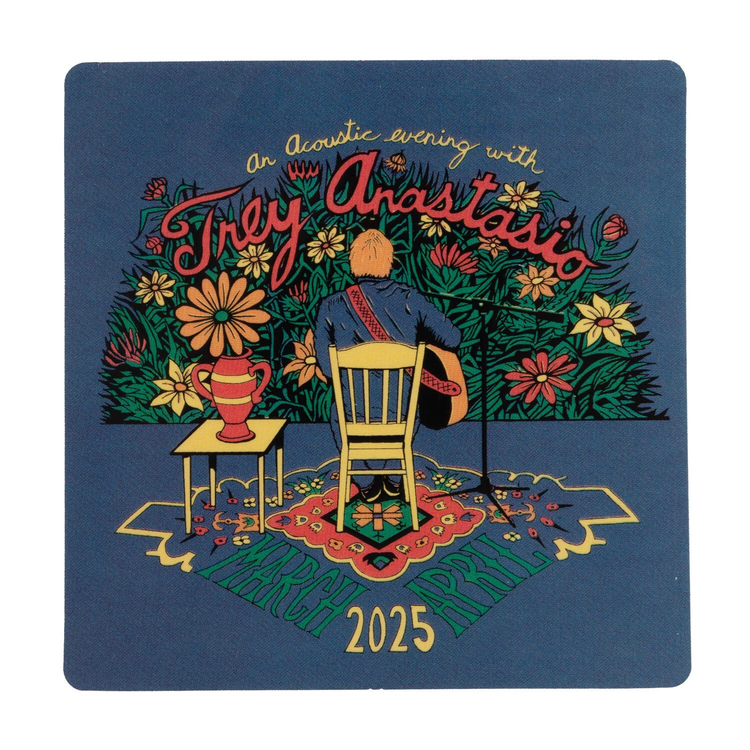 STICKER - MAR/APR 2025 TOUR - FLORAL CROWD
