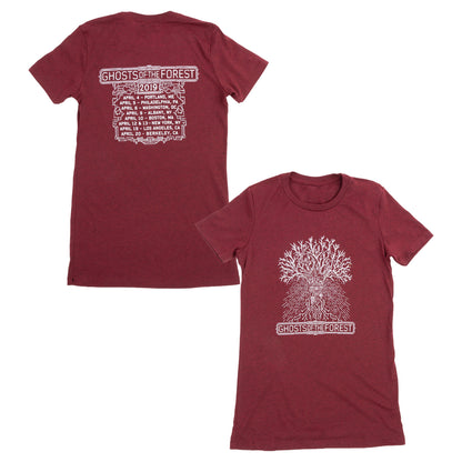Ghosts of the Forest Women's Circuitree Tour Scoop Neck