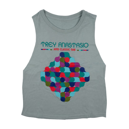 WOMEN'S CTAB CROP TANK - FLOWING CIRCLES 2.0